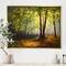Designart - Summer Forest - Landscape Art Print Framed Canvas